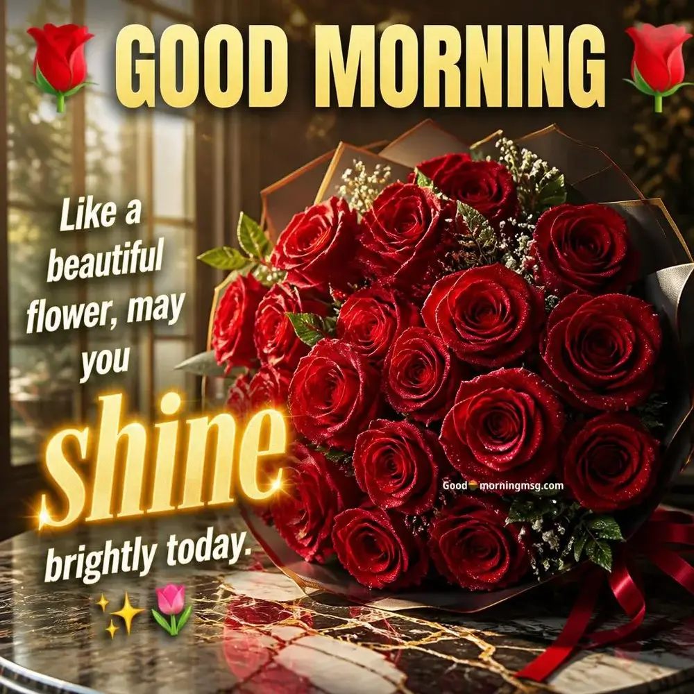 Good Morning Quotes With Flowers