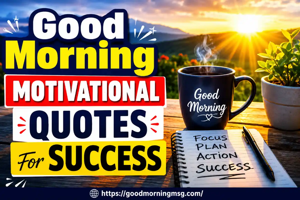 Good Morning Success Quotes That Inspire Every Morning