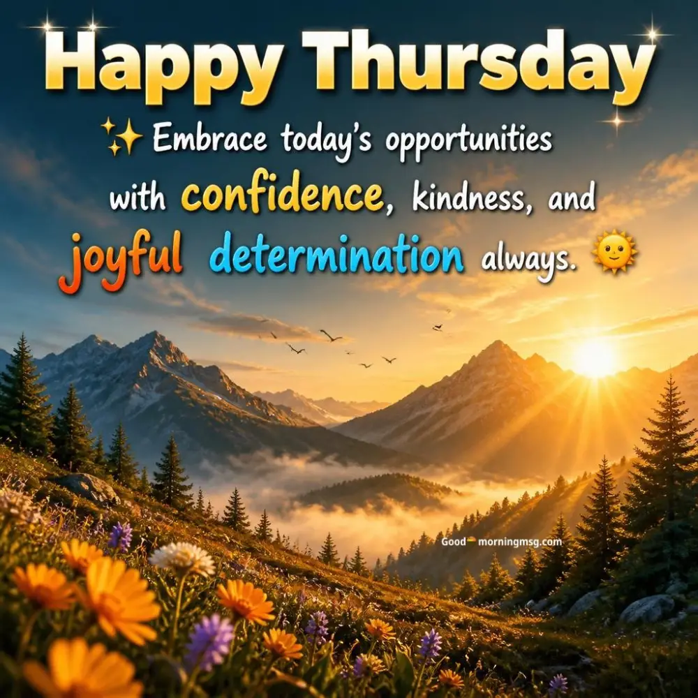 Good Morning Thursday Images For Whatsapp