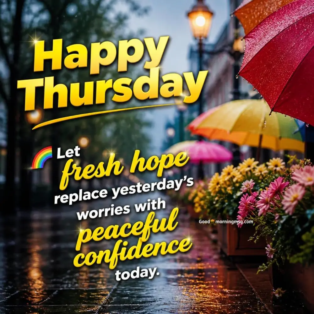 Goodmorning Thursday Blessings