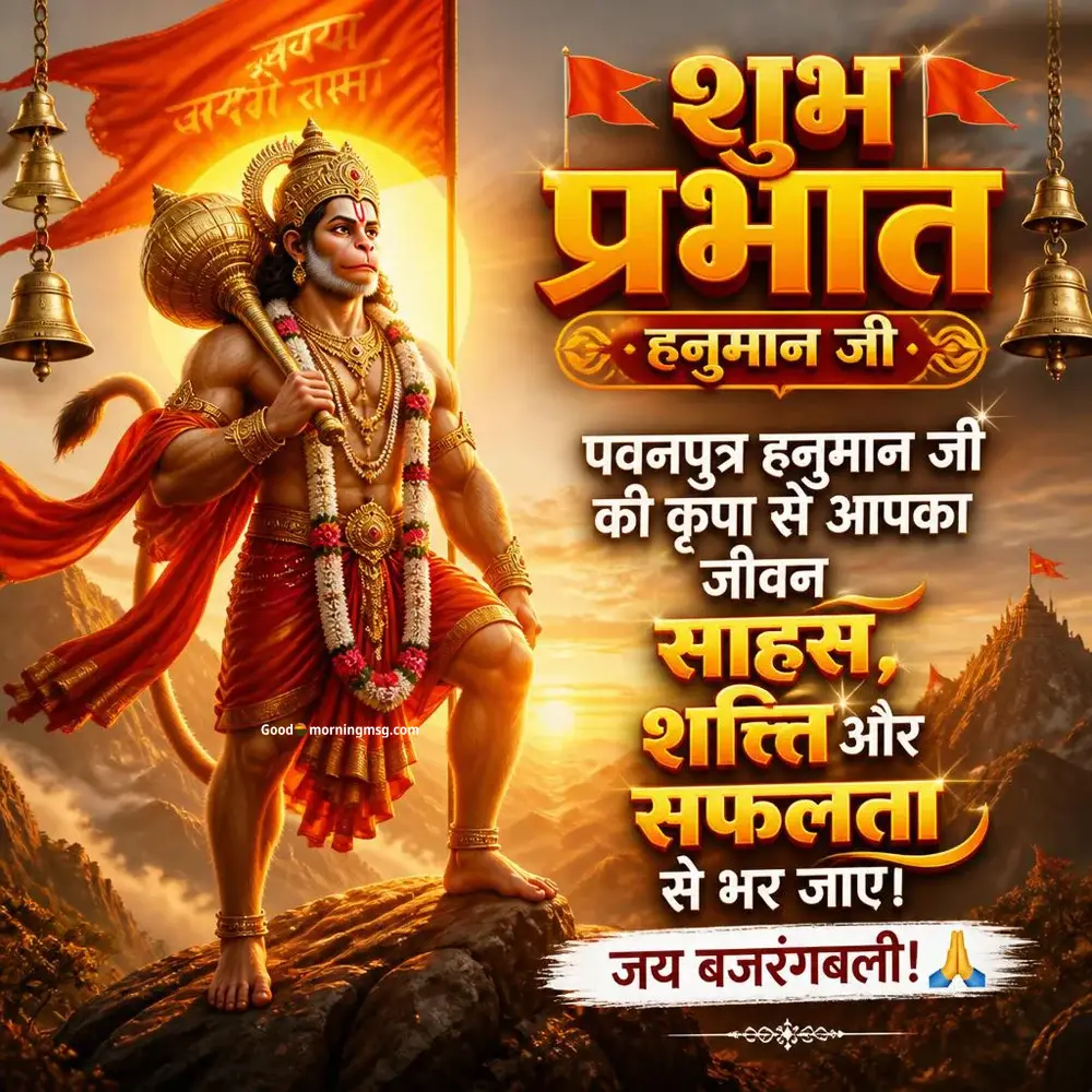 Hanuman Ji Ka Good Morning