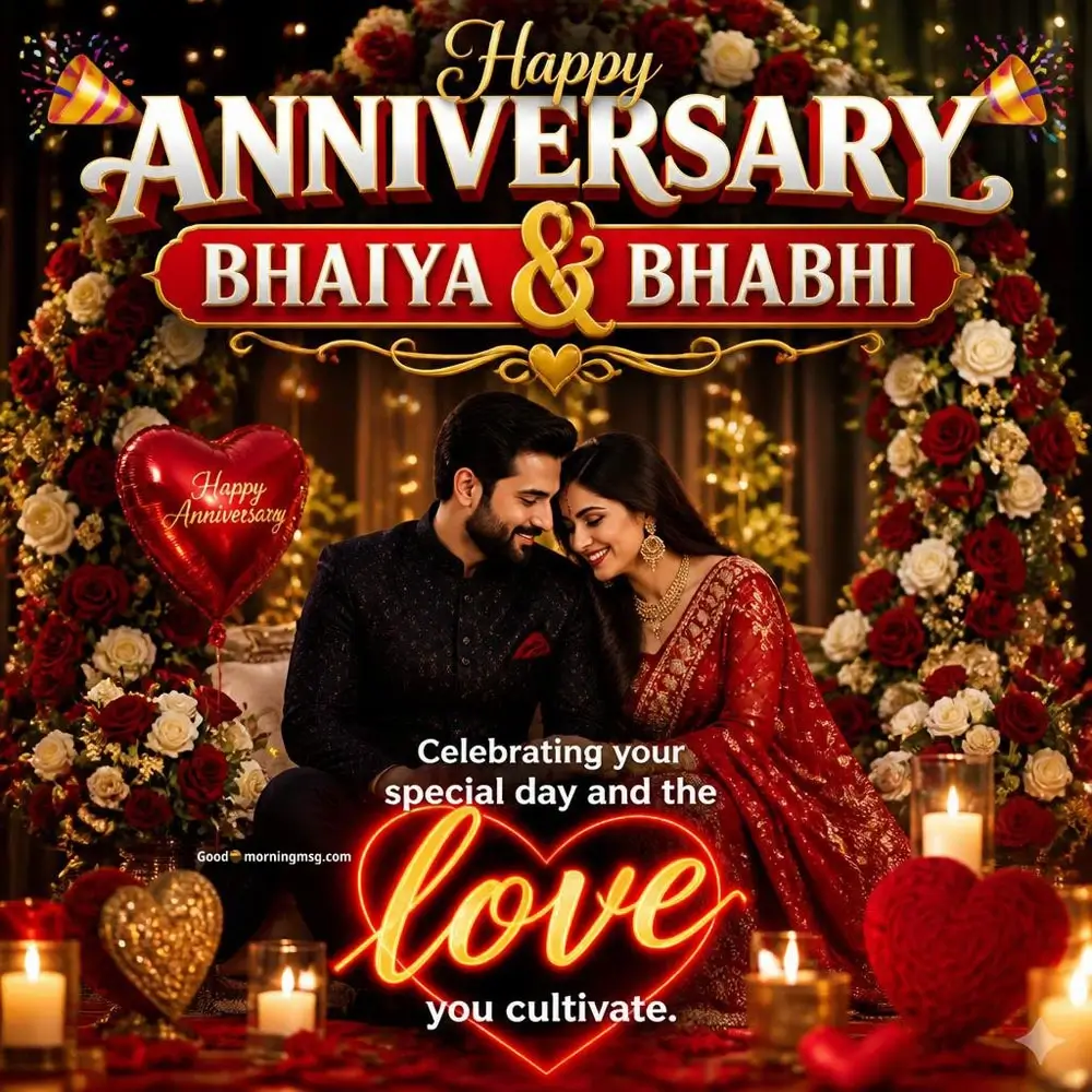 Happy Marriage Anniversary To Brother And Bhabhi