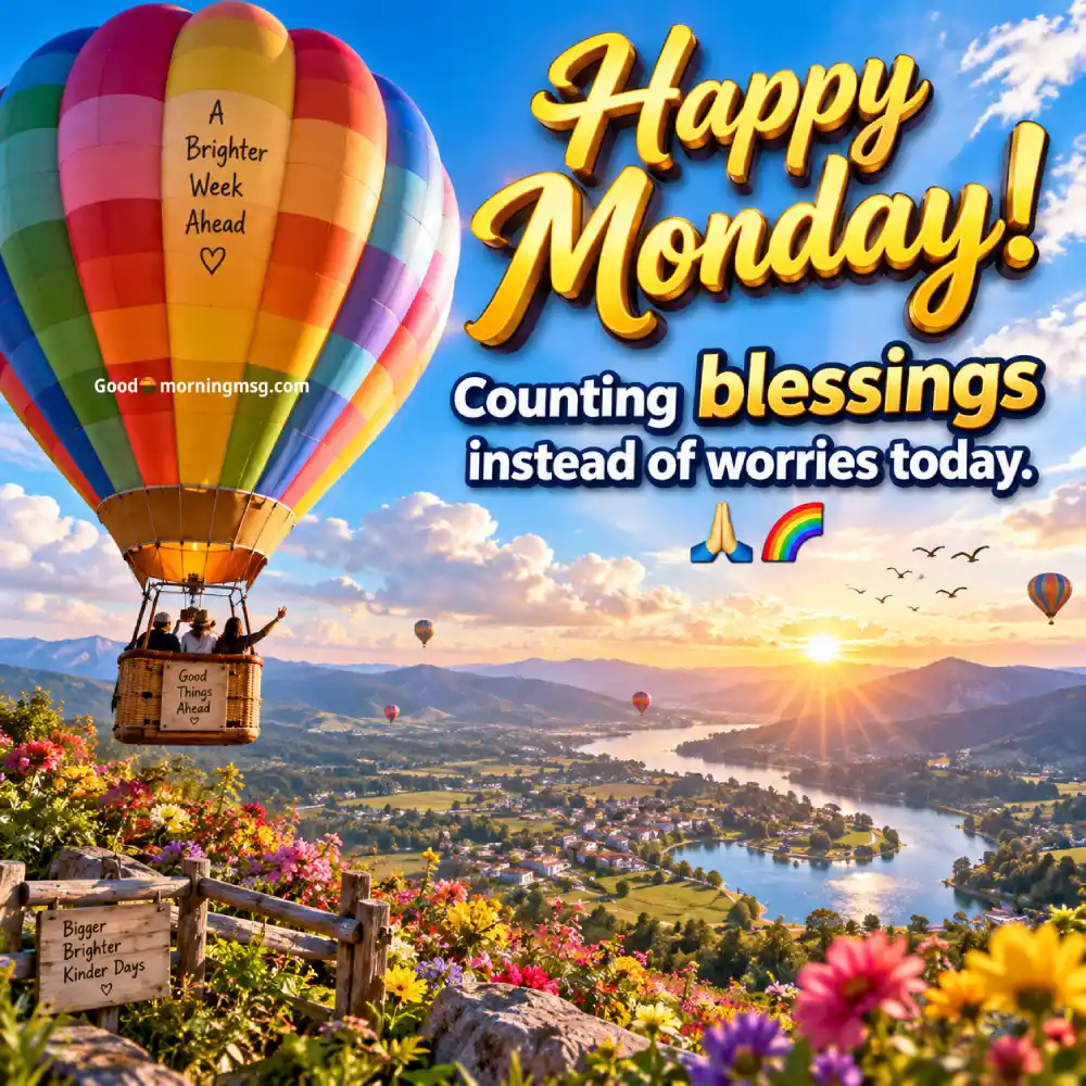 Happy Monday New Week Images