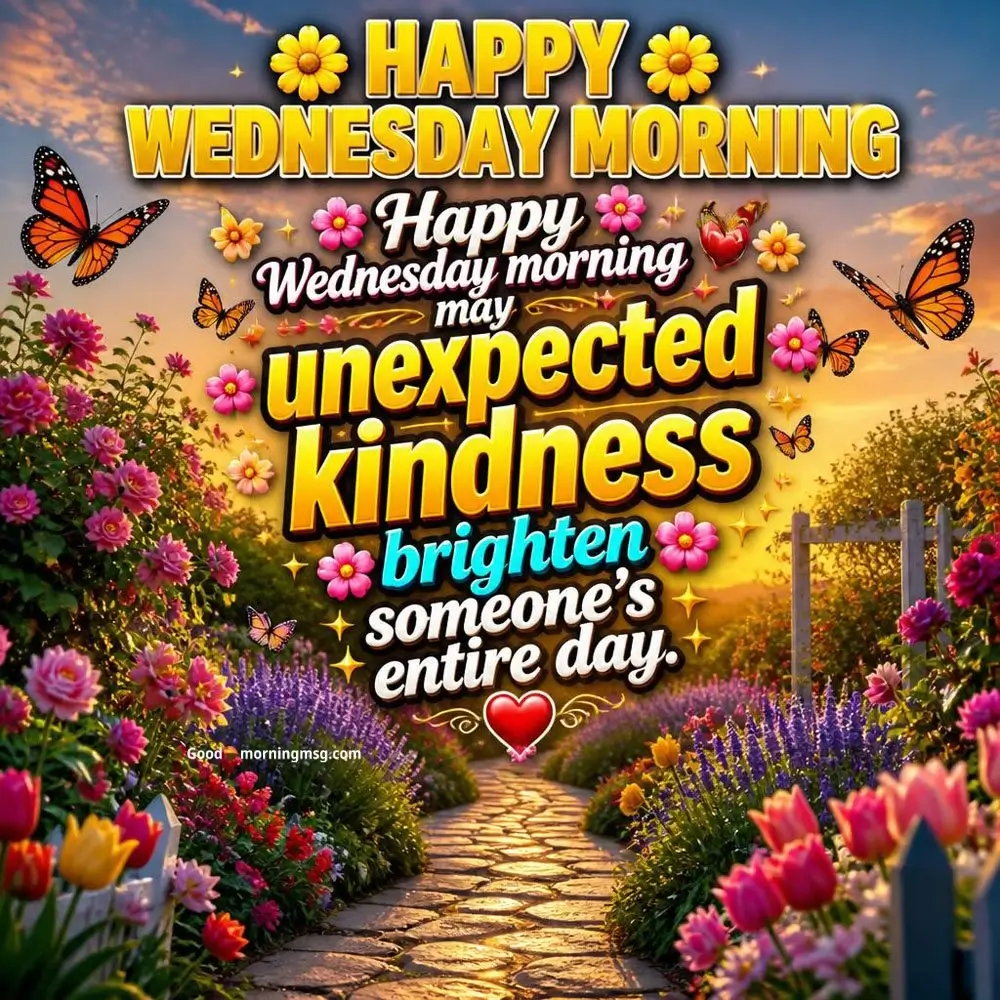 Happy Uplifting Good Morning Wednesday Inspirational Quotes