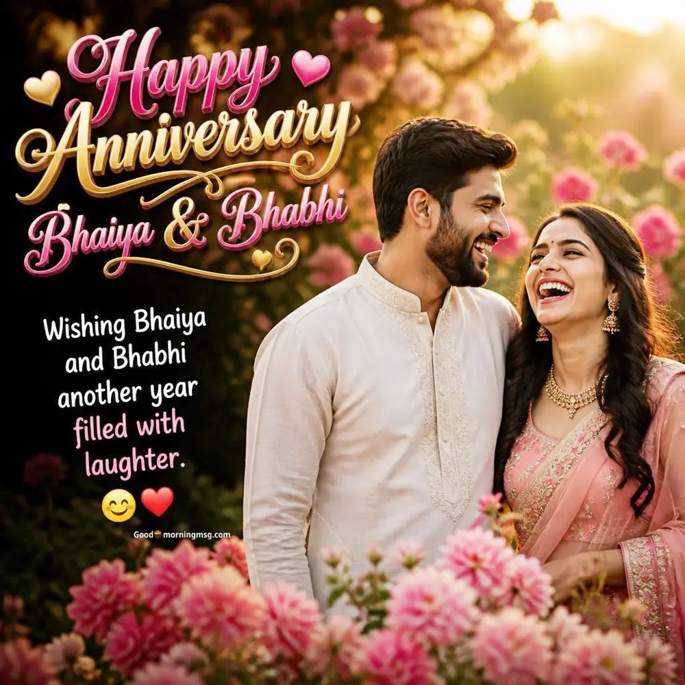 Happy Wedding Anniversary Wishes Bhaiya Bhabhi