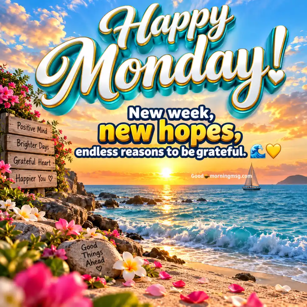 Inspirational Positive Good Morning Monday Quotes