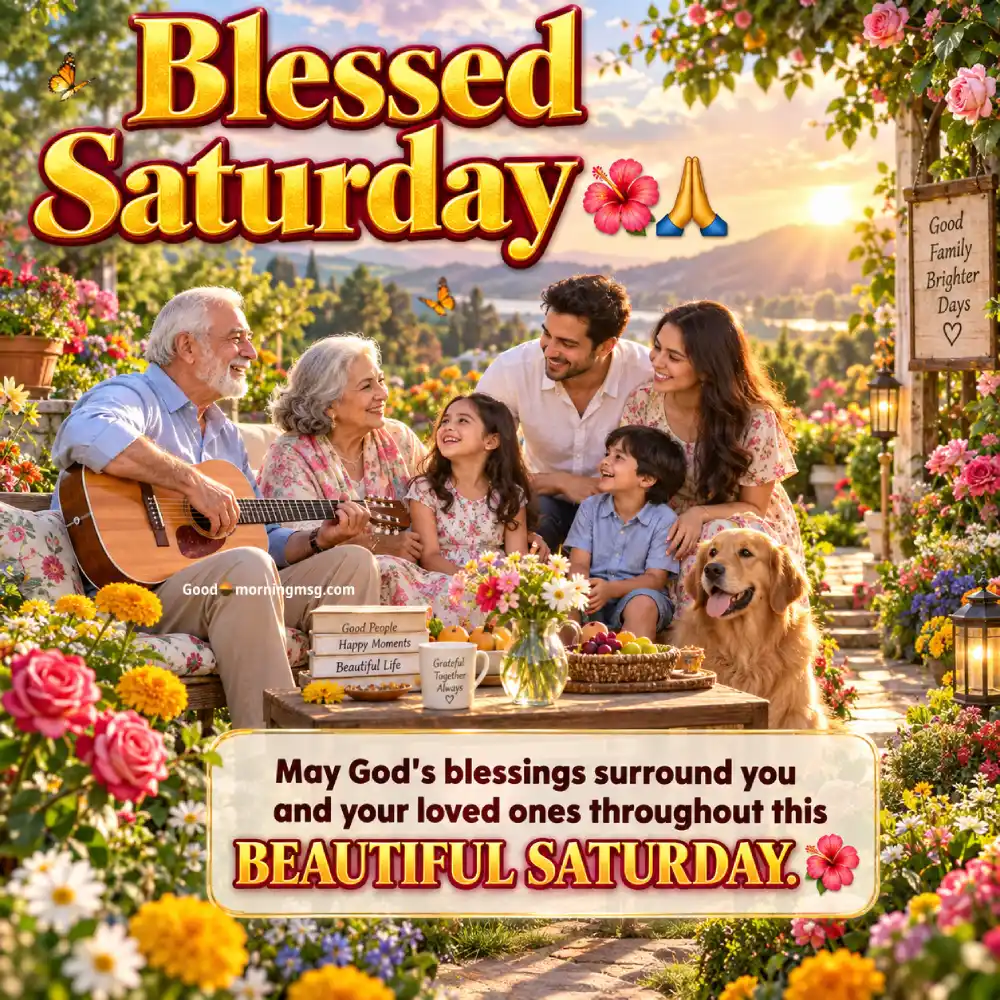 Inspirational Weekend Good Morning Saturday