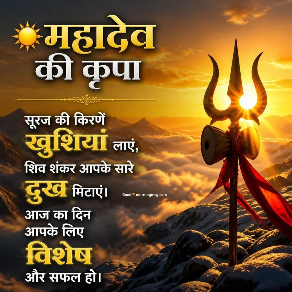 Lord Shiva Good Morning Wishes