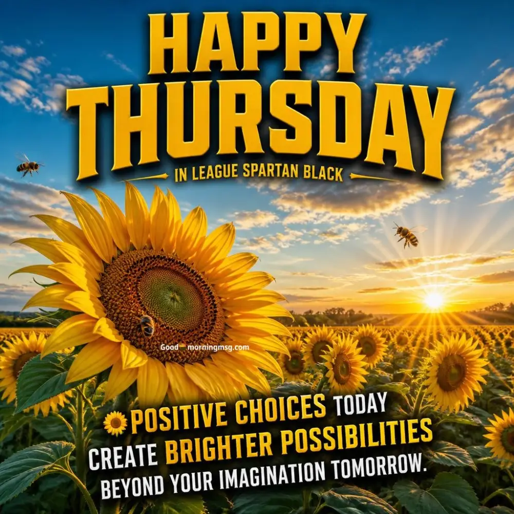 Positive Good Morning Thankful Thursday
