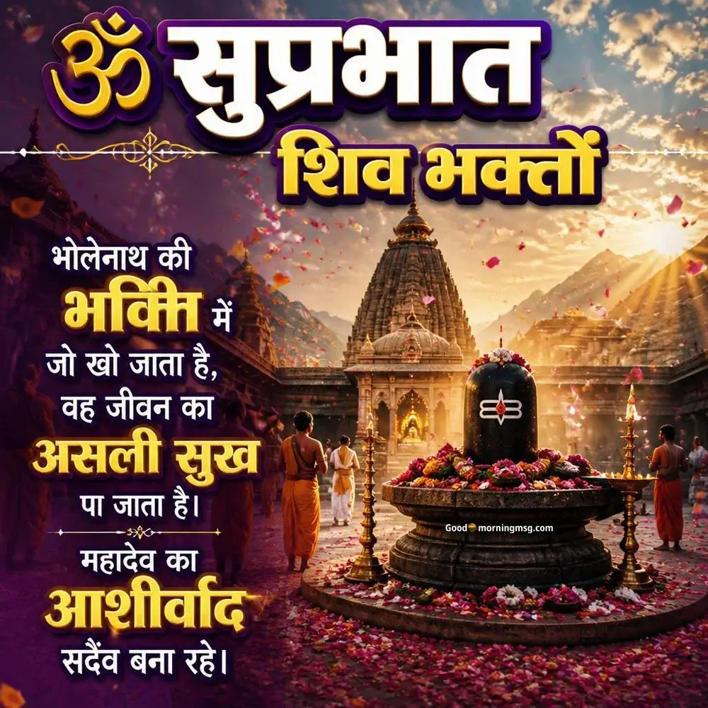 Shiv Ji Ki Photo Good Morning