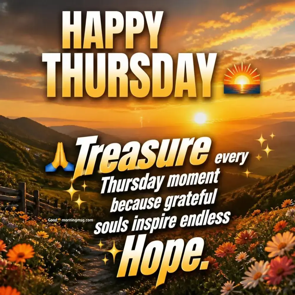 Thursday Good Morning Message