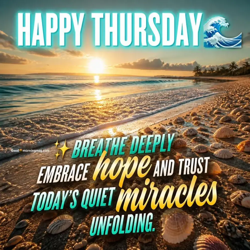 Today Thursday Good Morning God