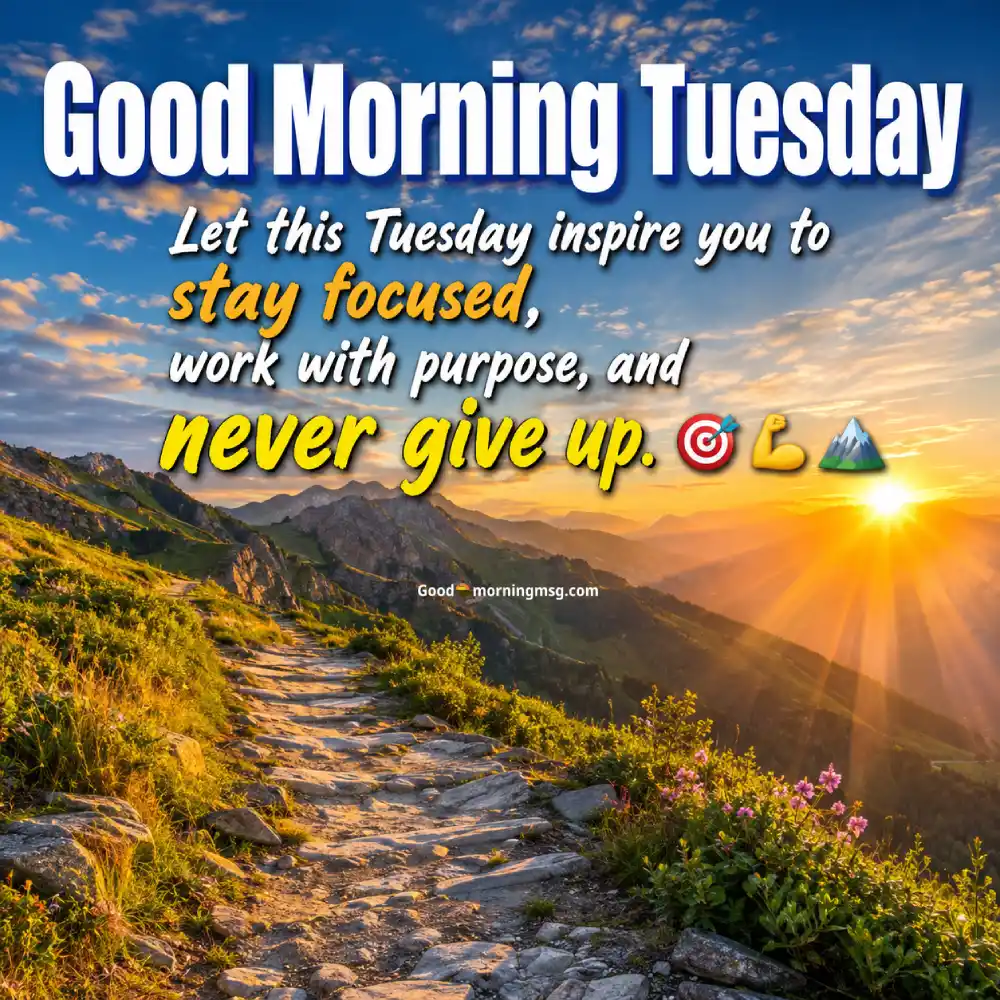 Tuesday Good Morning Wishes Latest Images