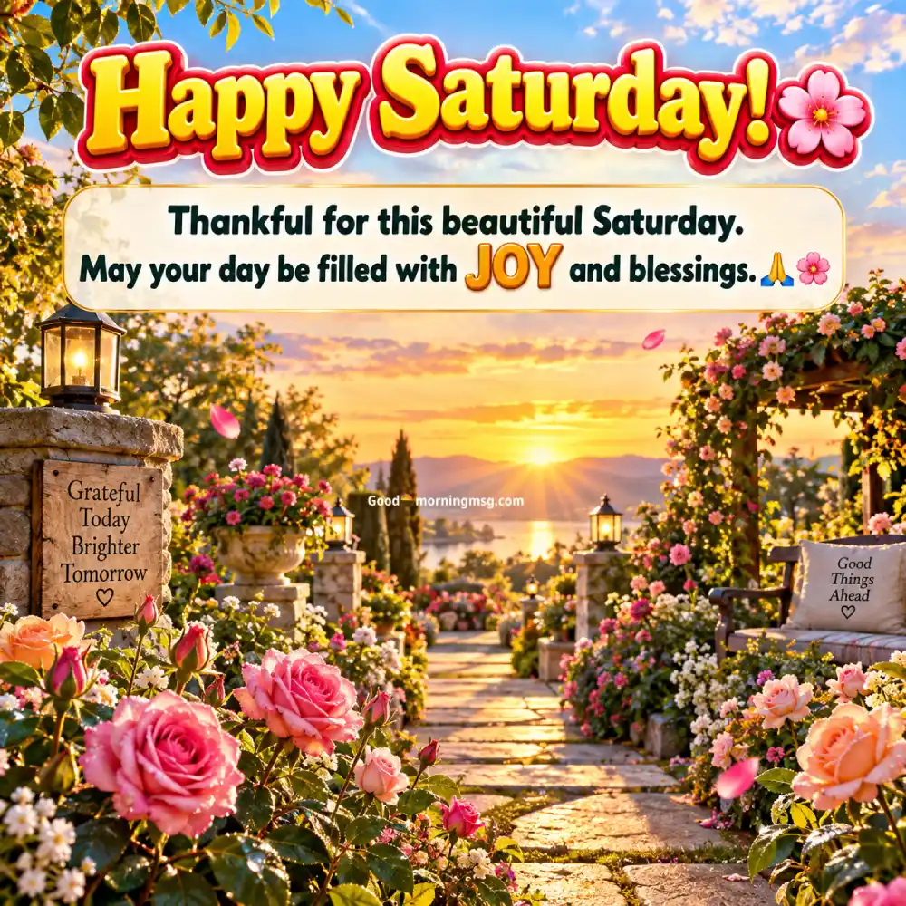 Weekend Good Morning Saturday Images