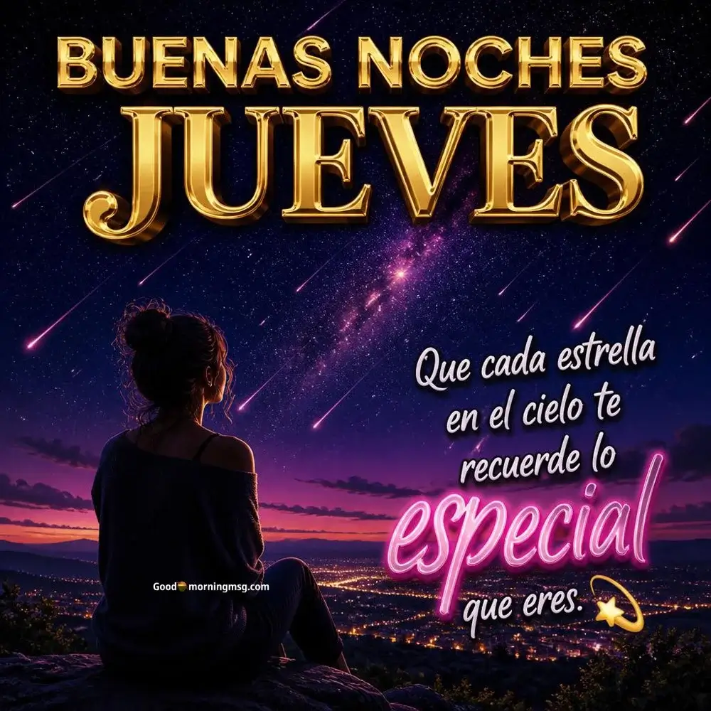 100+ Buenas Noches Feliz Jueves Con Frases De Bendición
