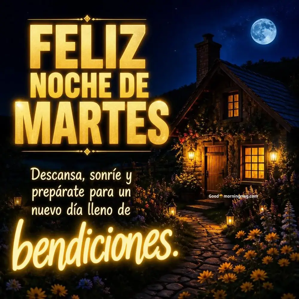 120+ Buenas Noches Martes Con Bendiciones