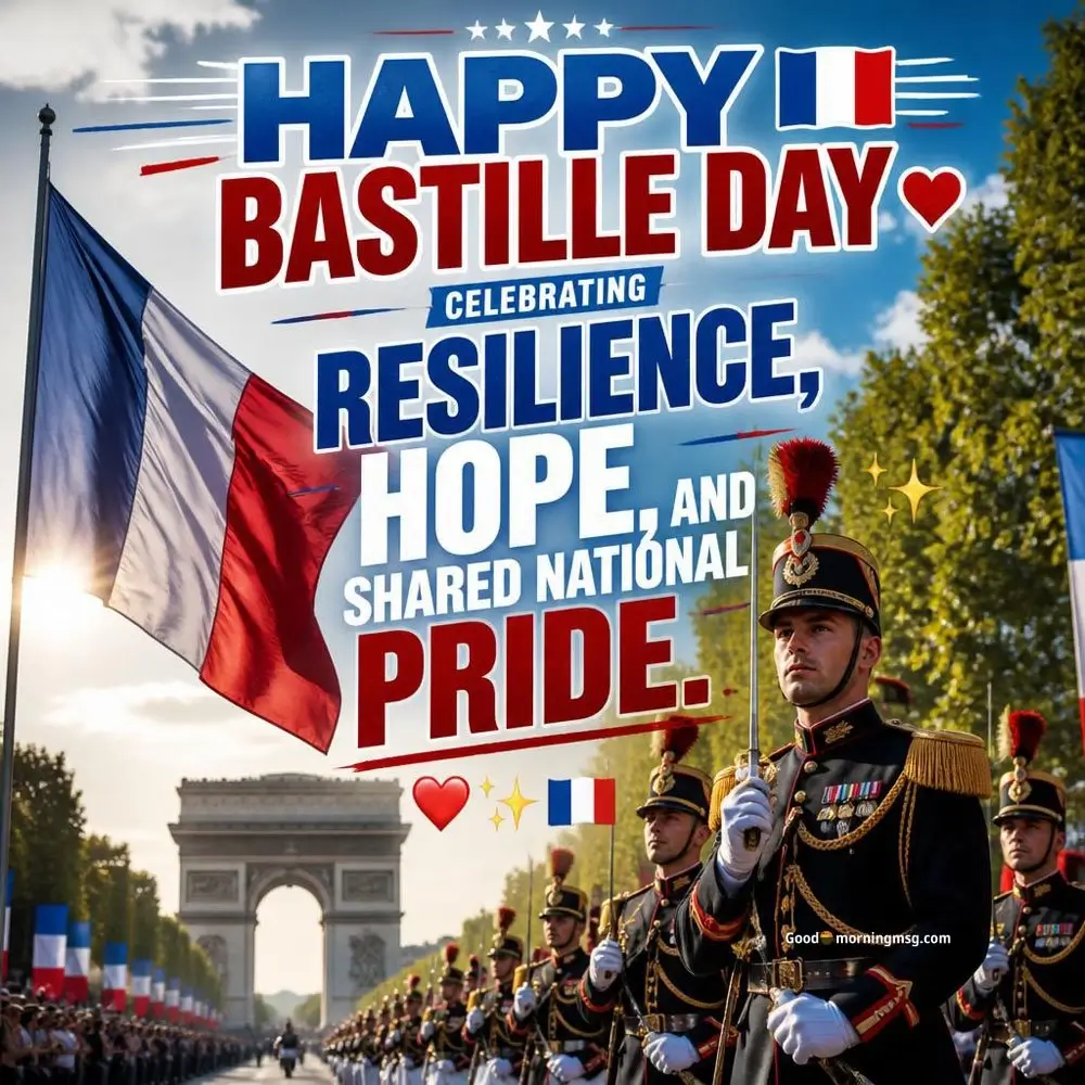 14 July Bastille Day Poster