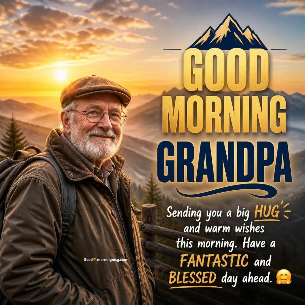 60+ Good Morning Grandpa Inspiring Words For A Wonderful Day