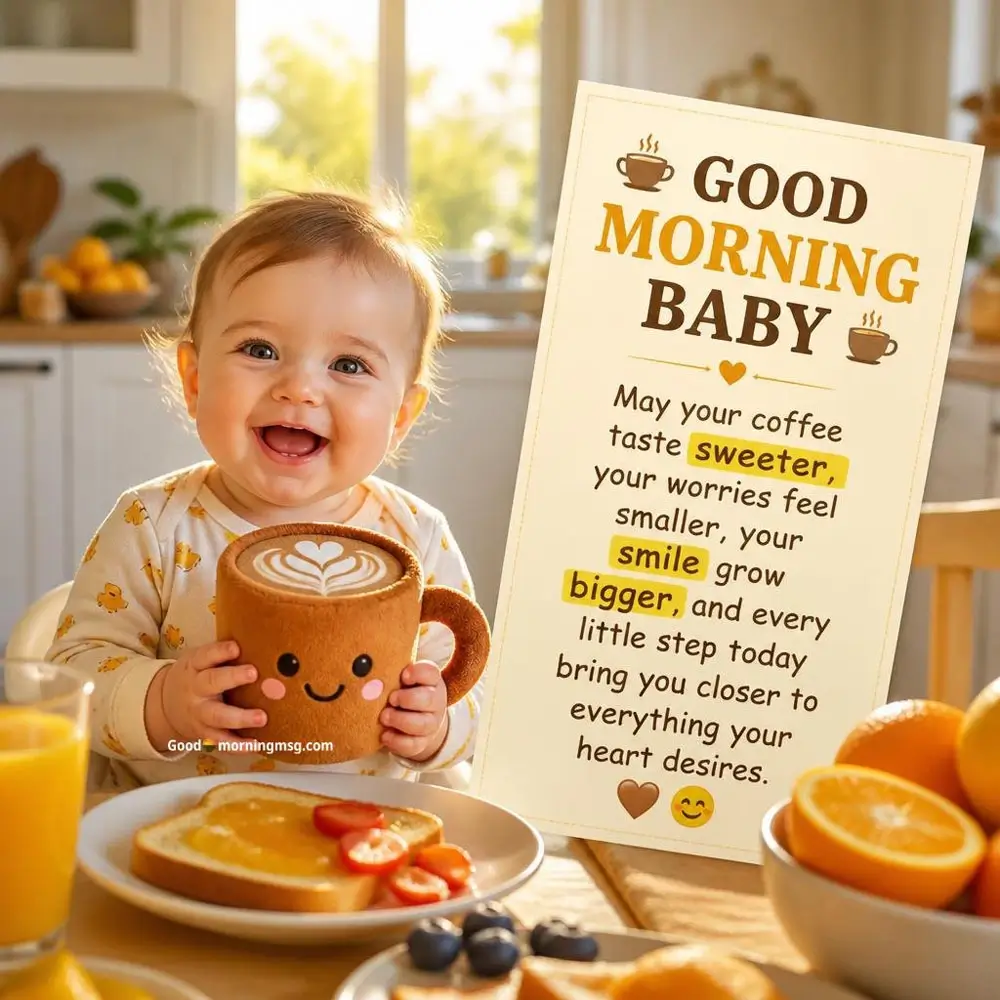 60+ Inspirational Sweet Good Morning Baby Images