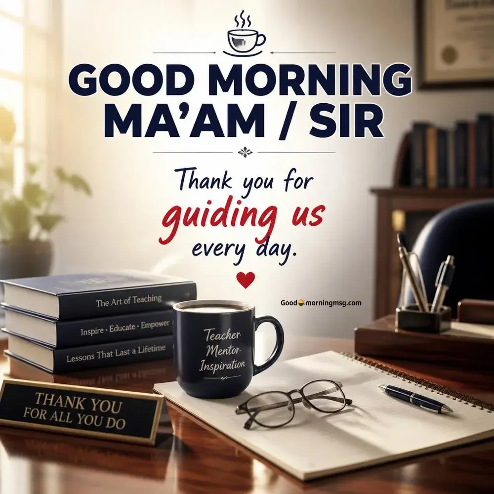 Appreciation Good Morning Quotes For Teacher