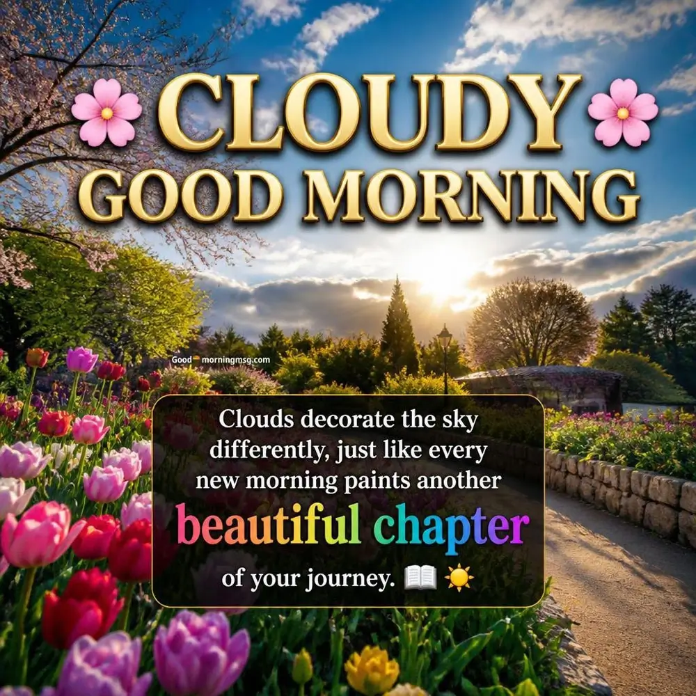 Beautiful Cloudy Good Morning Images
