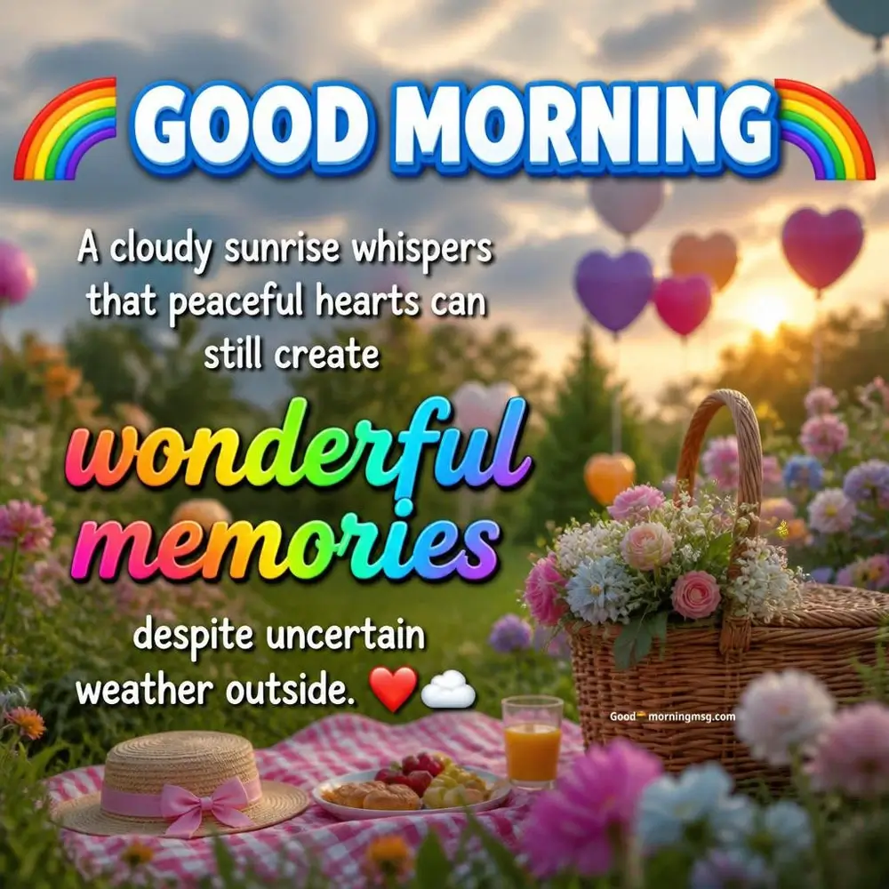 Beautiful Cloudy Good Morning