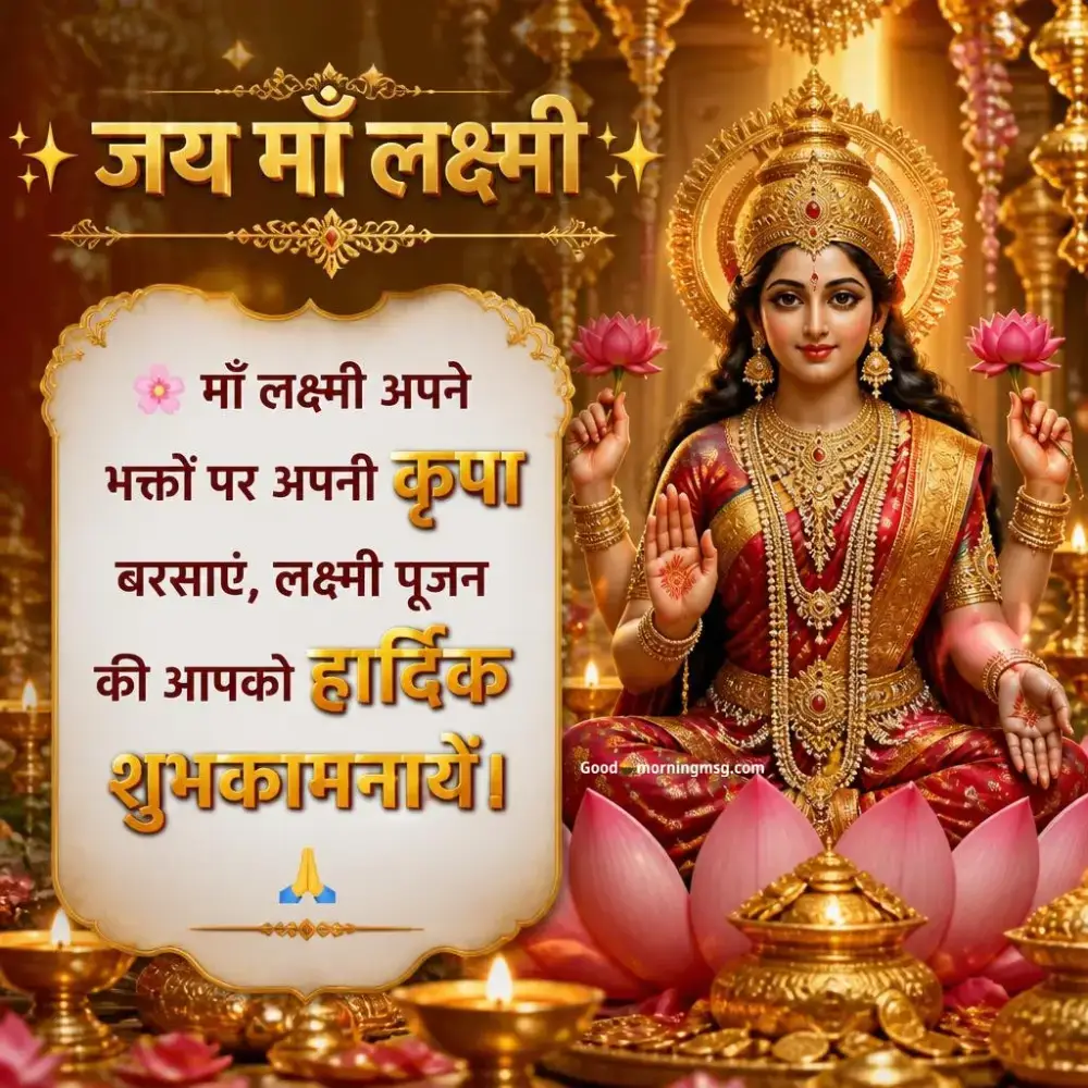 Beautiful Lakshmi Devi Good Morning Images