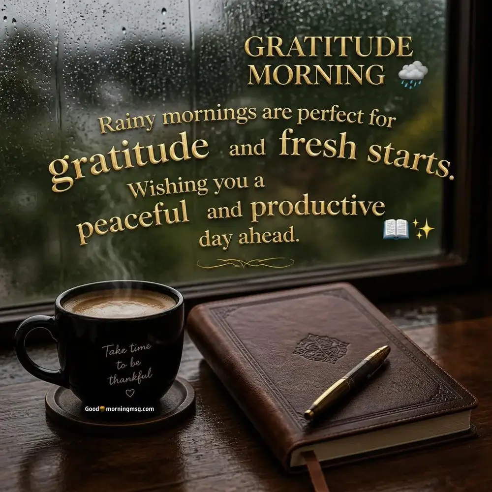 Beautiful Rainy Morning Quotes