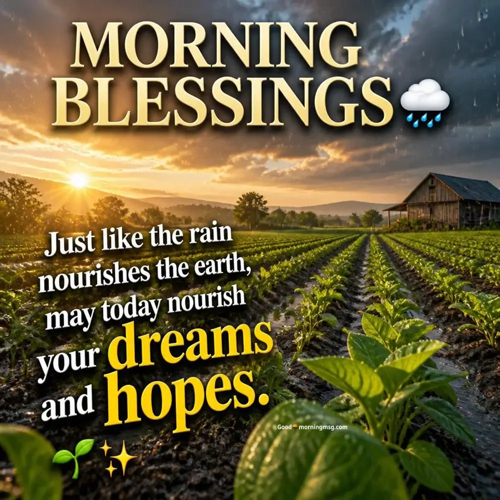 Beautiful Rainy Morning