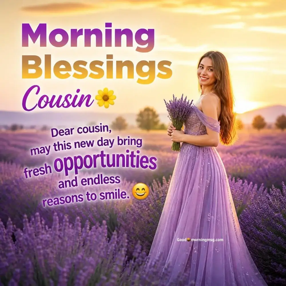 Blessed Good Morning Cousin