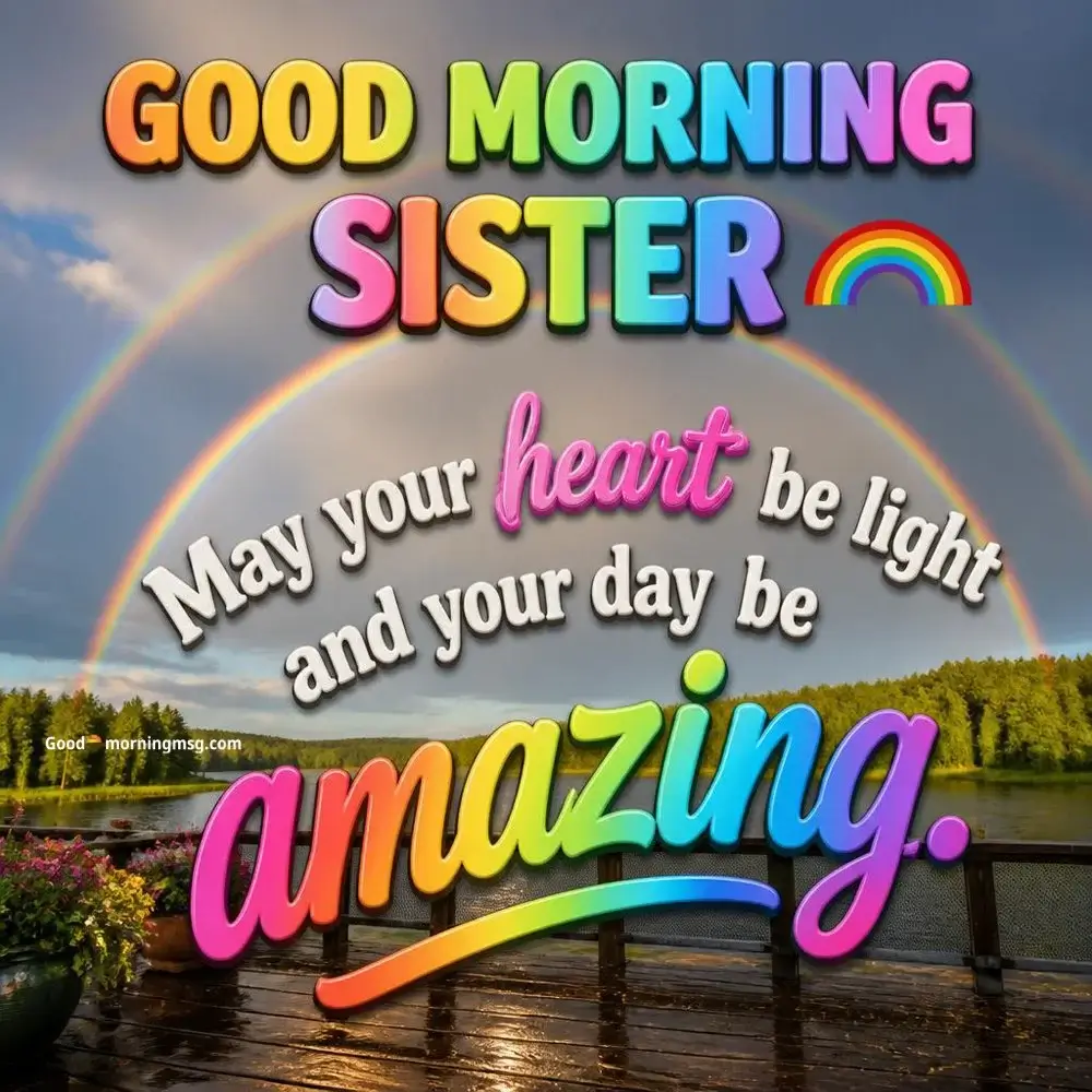 Blessed Good Morning Sister