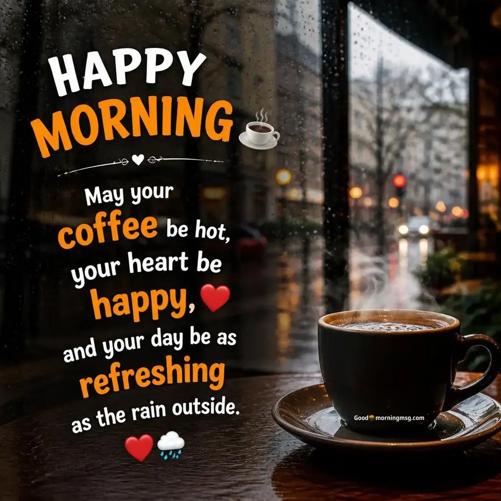 Blessed Rainy Morning Quotes