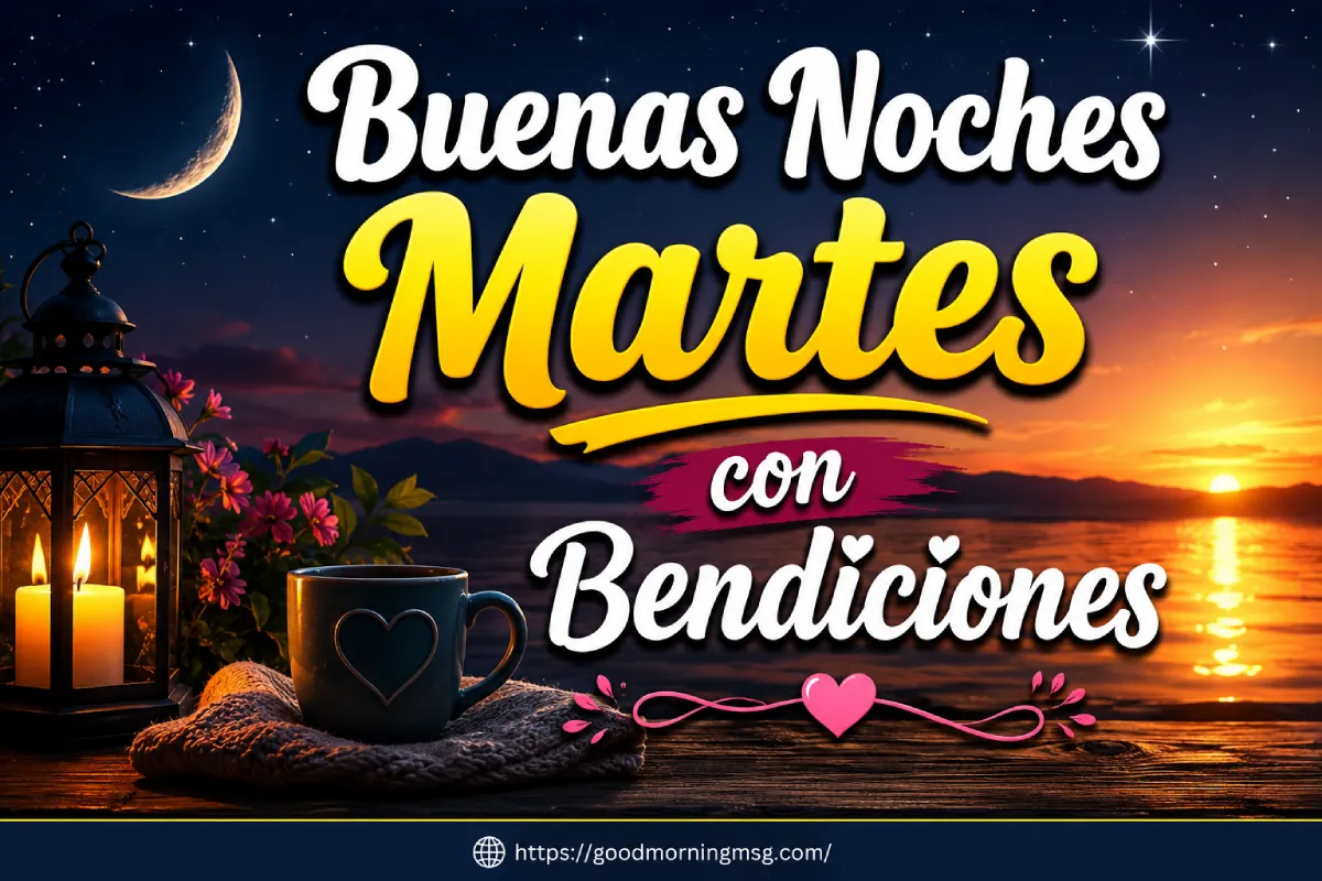 Buenas Noches Martes Con Bendiciones