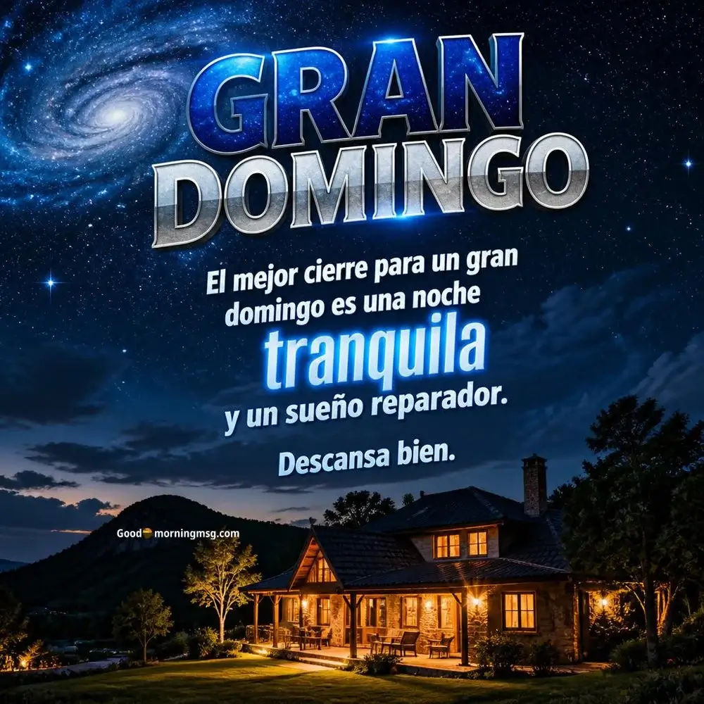 Buenas Noches Domingo Bendiciones