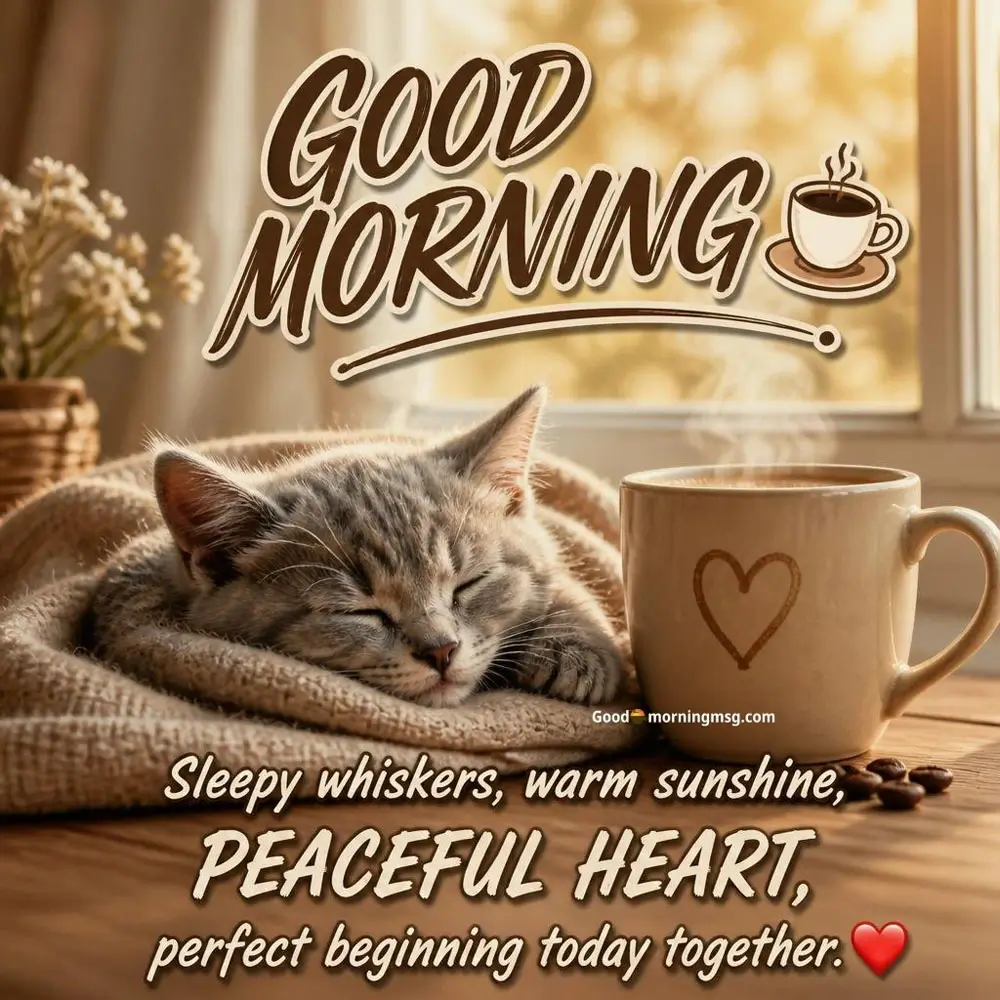 Cat Morning Quotes