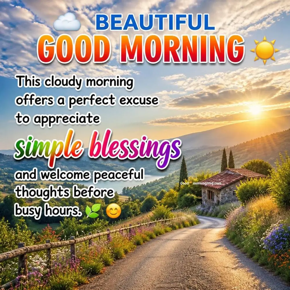 Cloudy Good Morning Gif