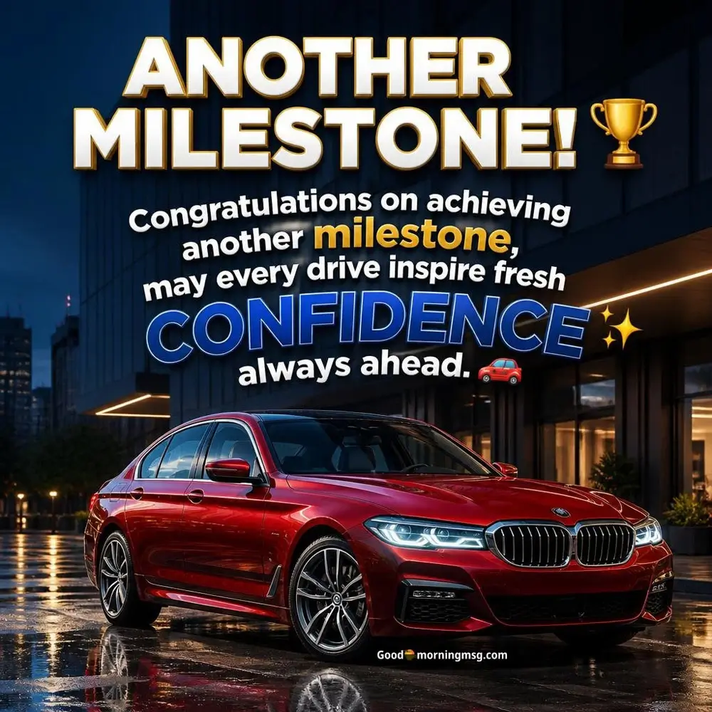 Congratulation New Car