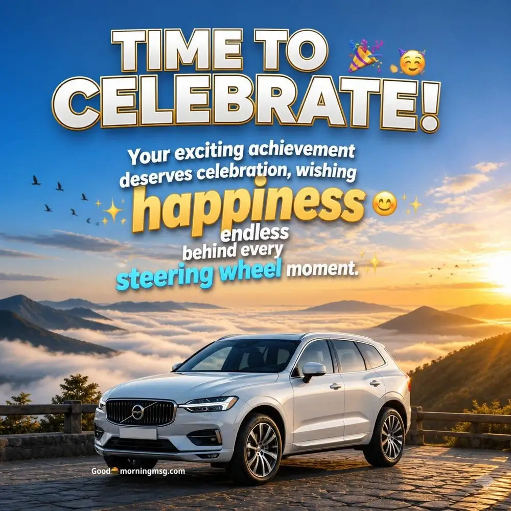 Congratulations On Your New Car Messages