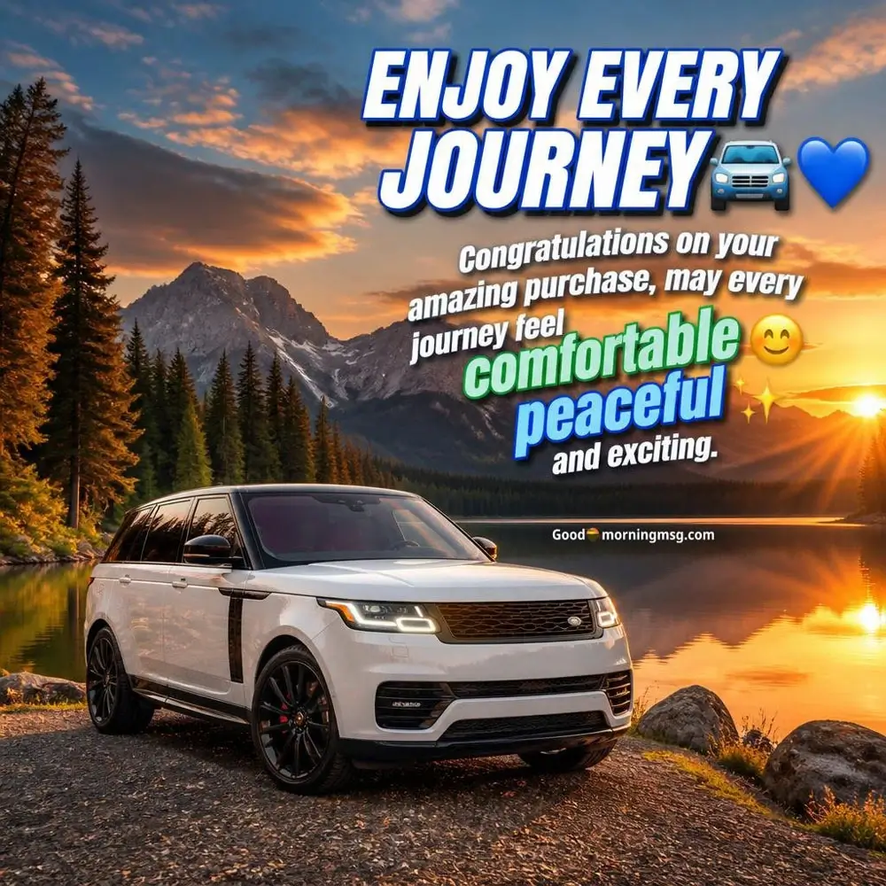 Congratulations On Your New Car Prayer