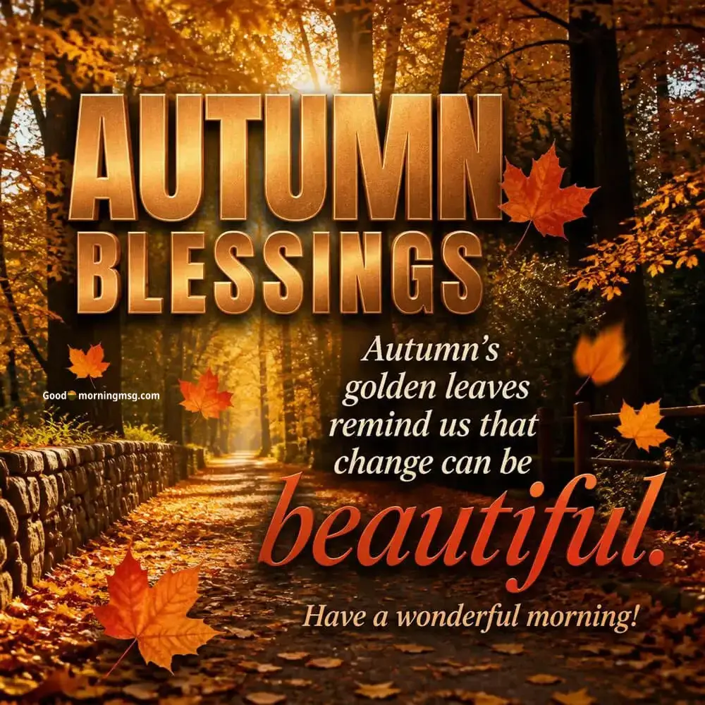 Cozy Good Morning Fall