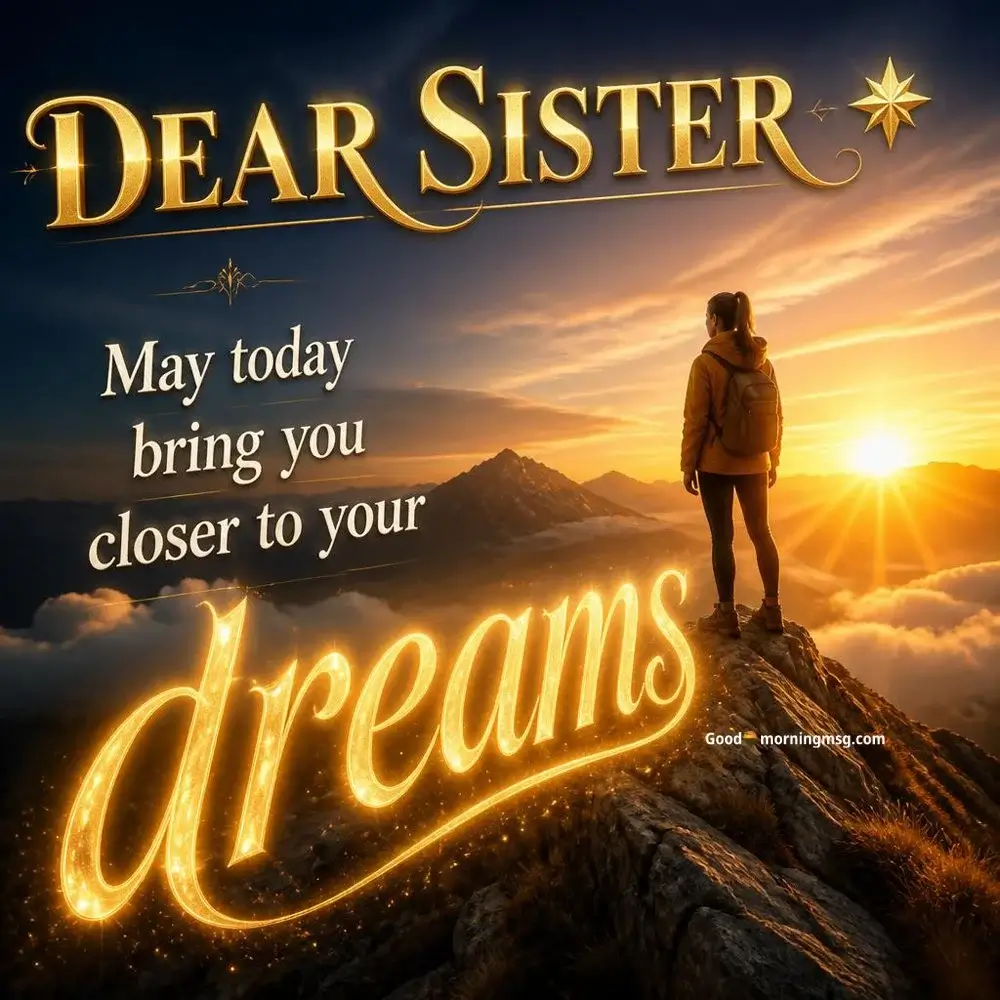 Cute Good Morning Sister Quotes