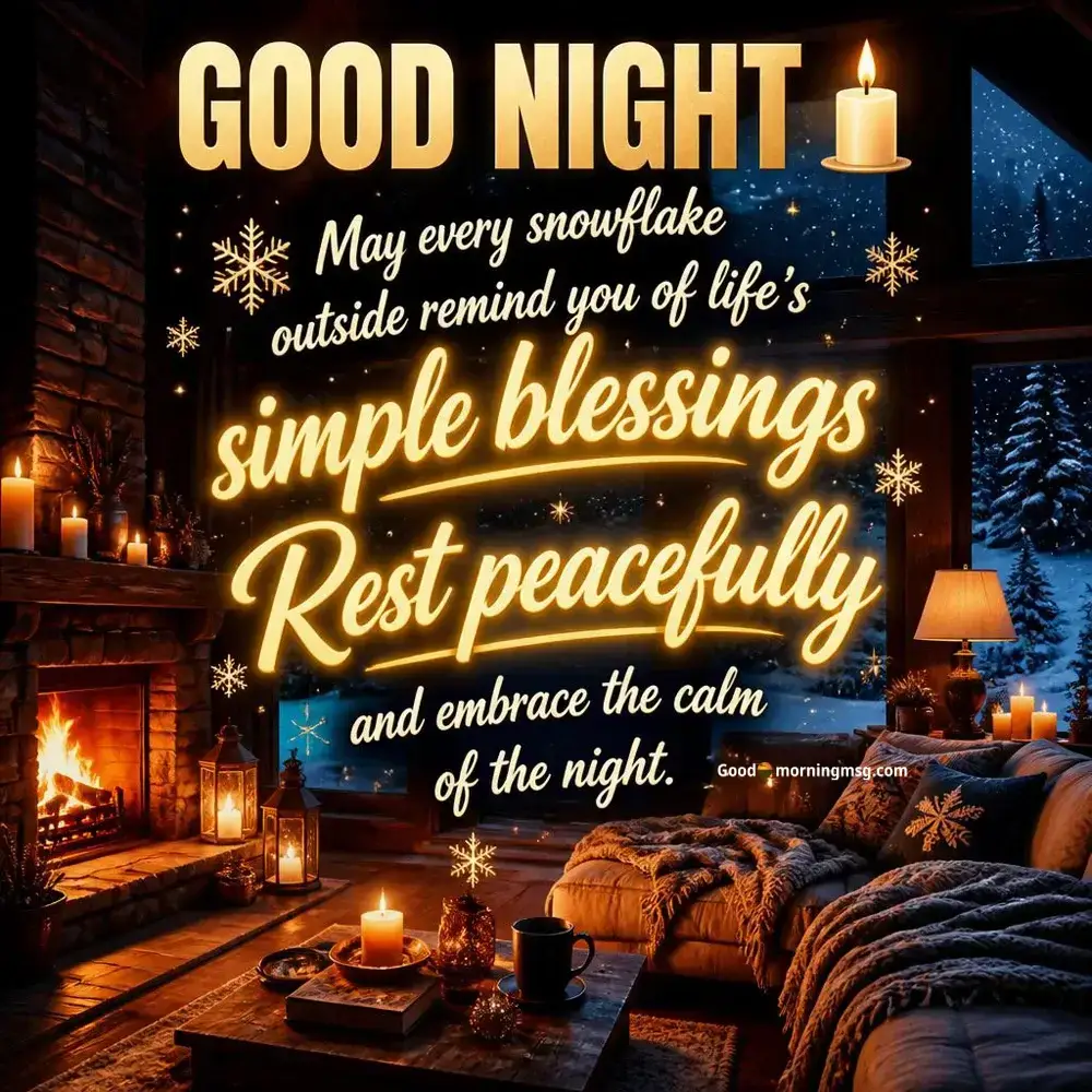 Cute Good Night Winter