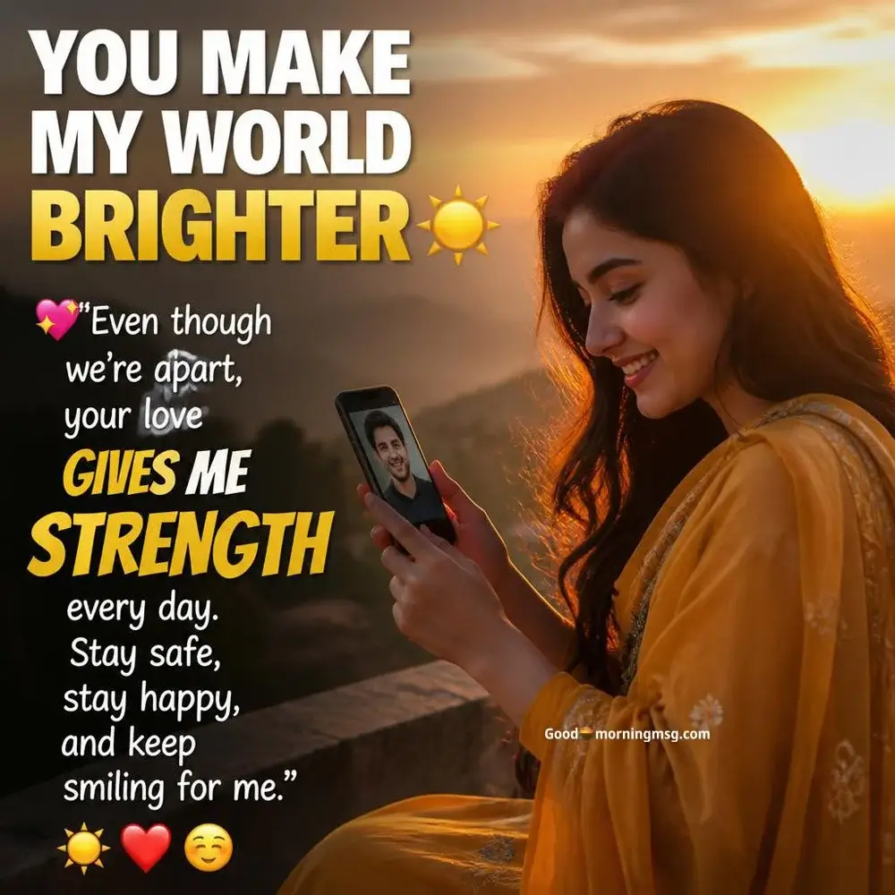 Flirty Long Distance Good Morning Quotes