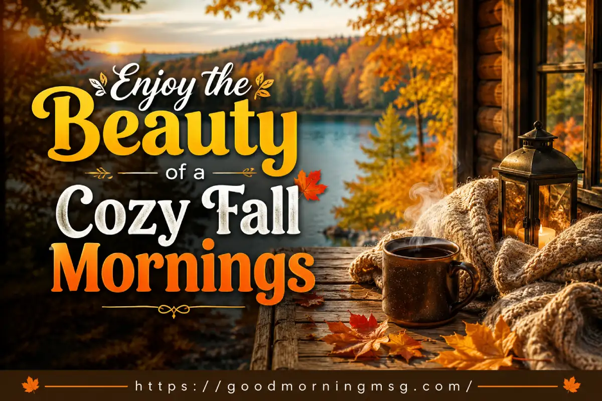 Funny Fall Good Morning Greetings For Chilly Fall Mornings