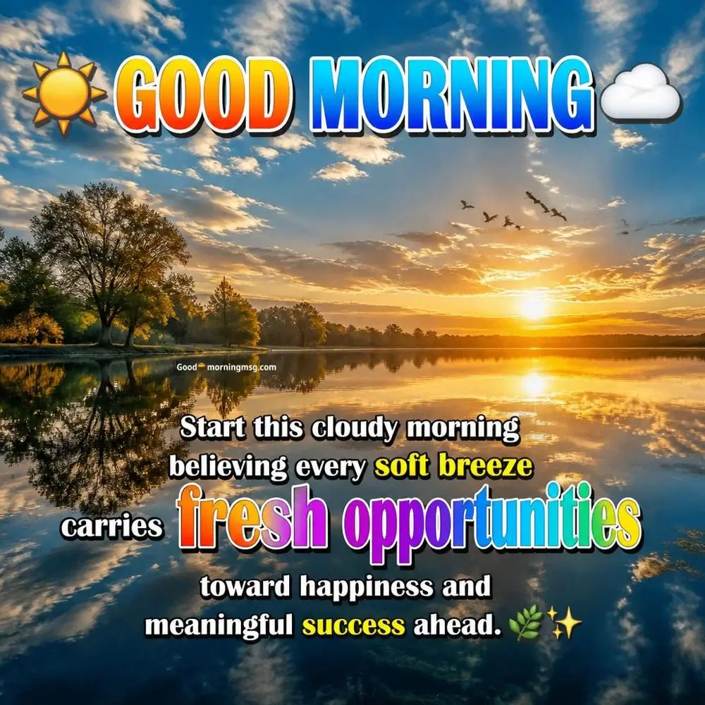 Good Morning Cloudy Morning Images