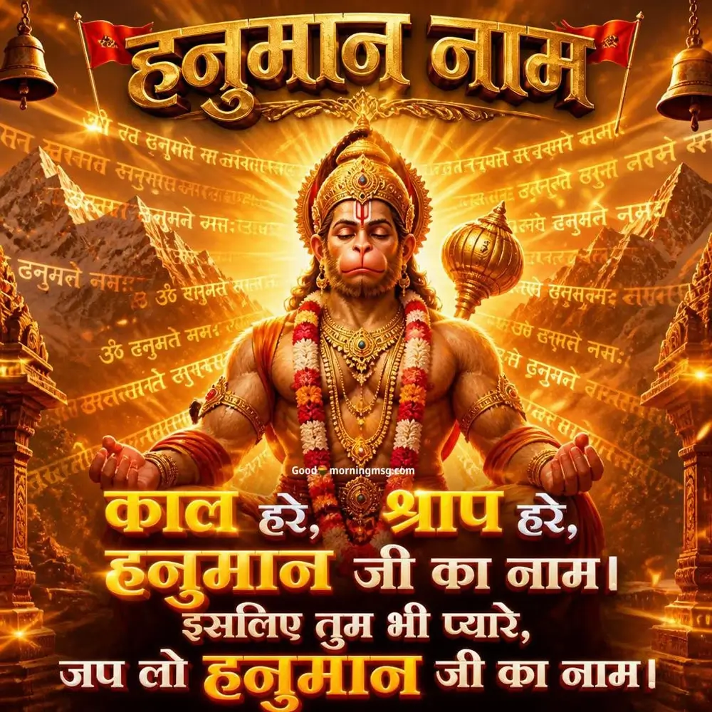 Good Morning Image Of Hanuman