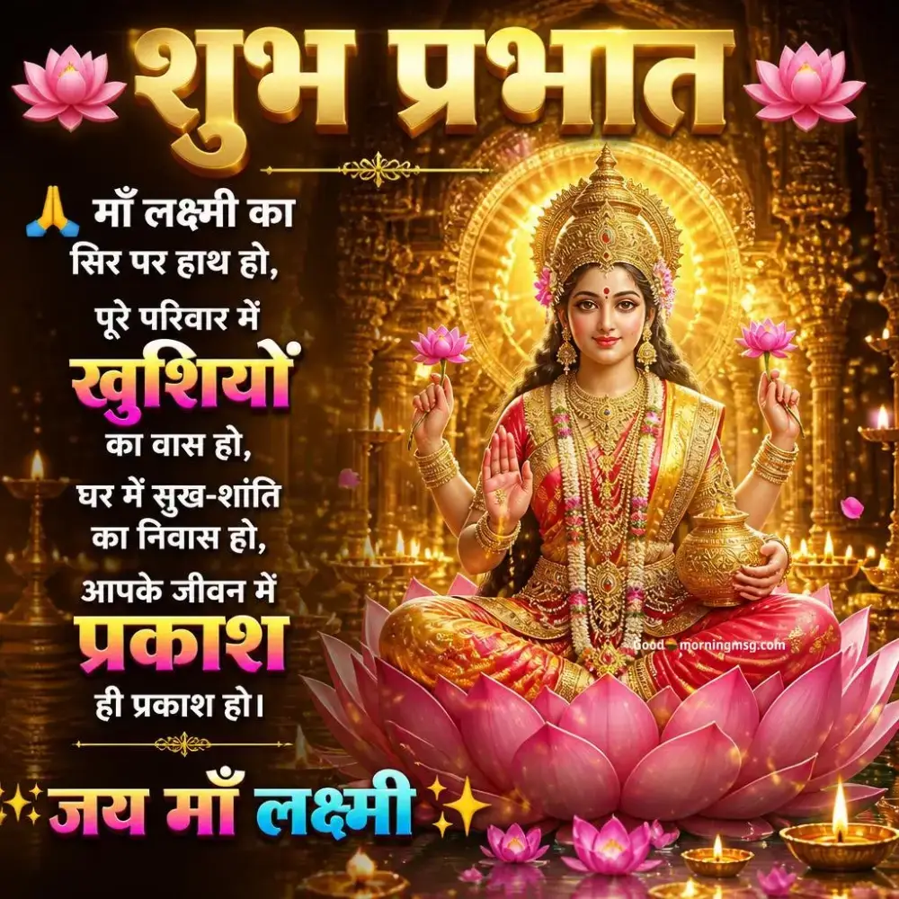 Good Morning Lakshmi Maa