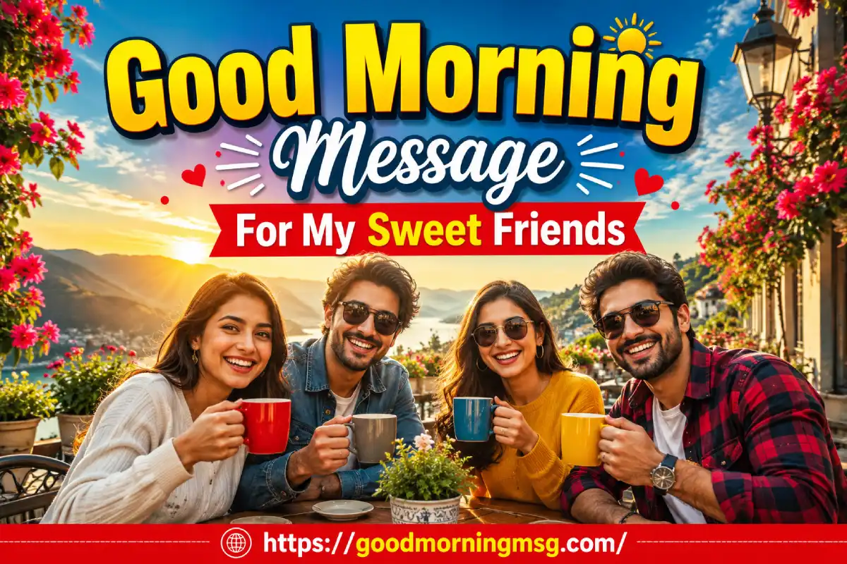 Good Morning Messages For Friends To Brighten Every Morning