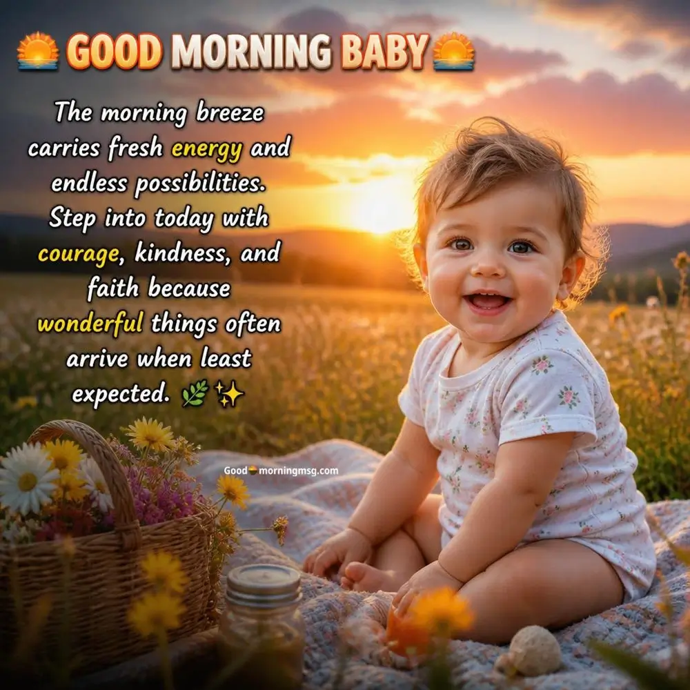 Good Morning My Beautiful Baby Quotes