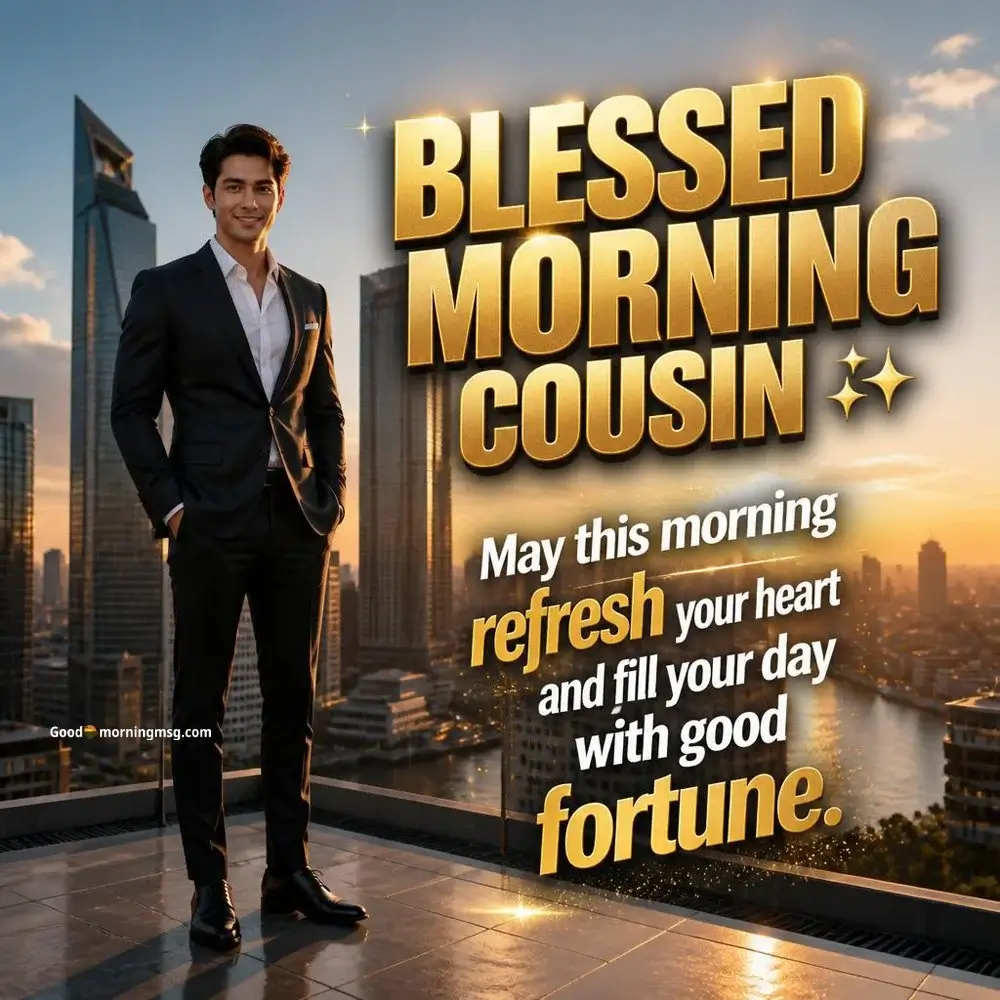 Good Morning My Cousin Images
